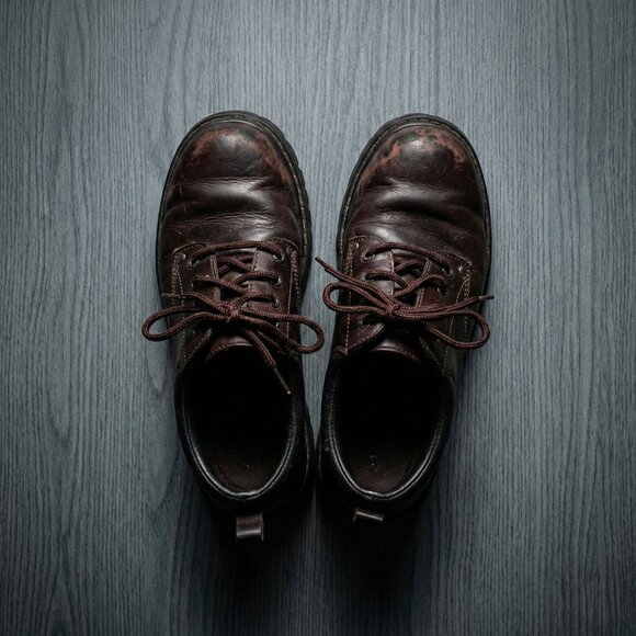 Skechers Men’s US 9 Brown Leather Lug Sole Oxford Archive-Inspired Essential Lux - Picture 1 of 8